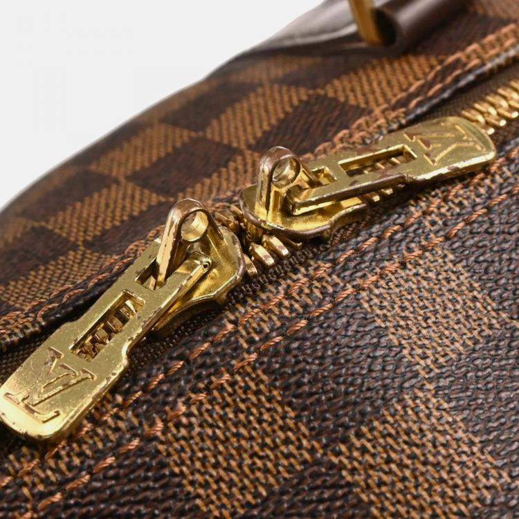 Pre Owned Louis Vuitton Damier Keepall Bandouliere 55 Duffle Bag