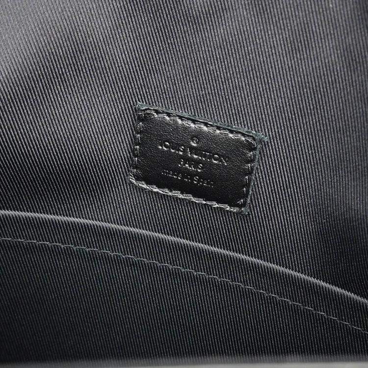 Pre Owned Louis Vuitton Black Monogram Shadow Sprinter Messenger bag
