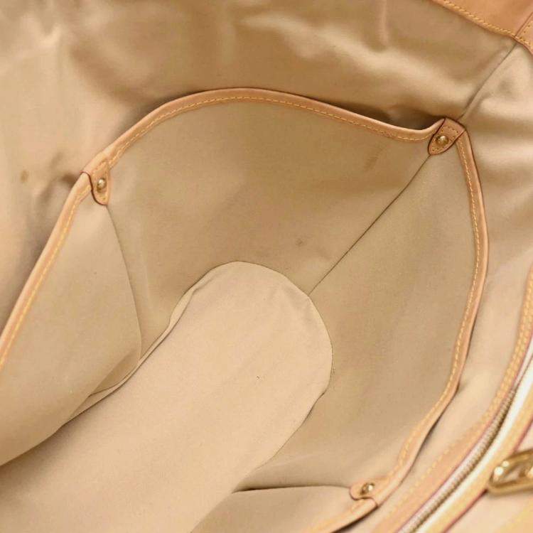 Pre Owned Louis Vuitton Damier Azur Pampelonne GM Tote Handbag