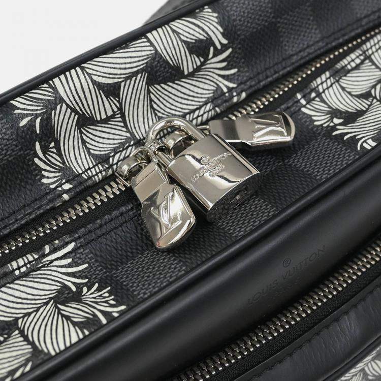 Pre Owned Louis Vuitton Damier Graphite Nile PM Shoulder Bag