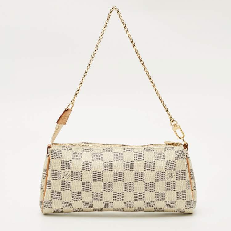 Pre Owned Louis Vuitton Damier Azur Canvas Eva Pochette
