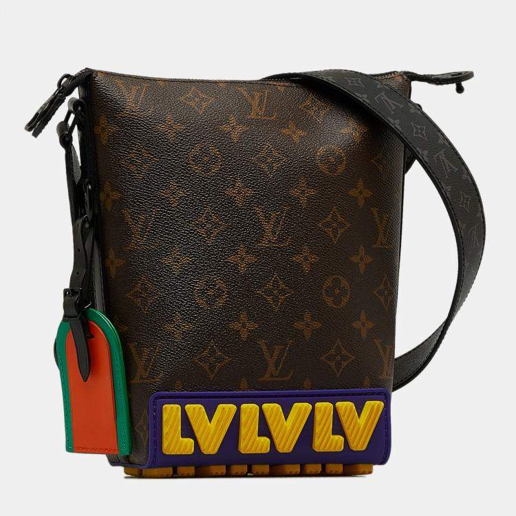 Pre Owned Louis Vuitton Brown Monogram LV Rubber Cruiser