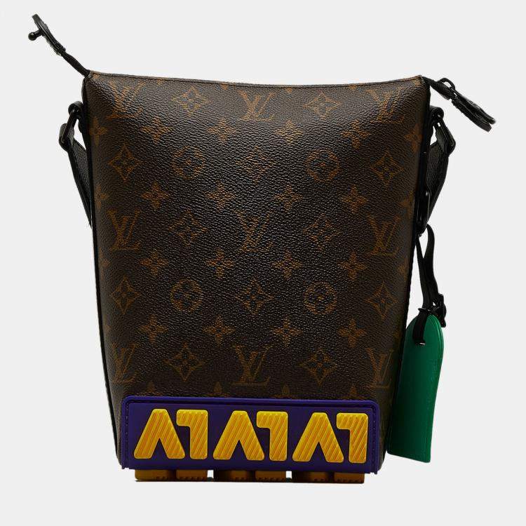 Pre Owned Louis Vuitton Brown Monogram LV Rubber Cruiser