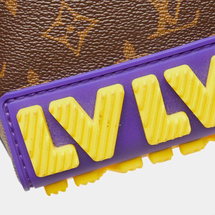 Pre Owned Louis Vuitton Brown Monogram LV Rubber Cruiser