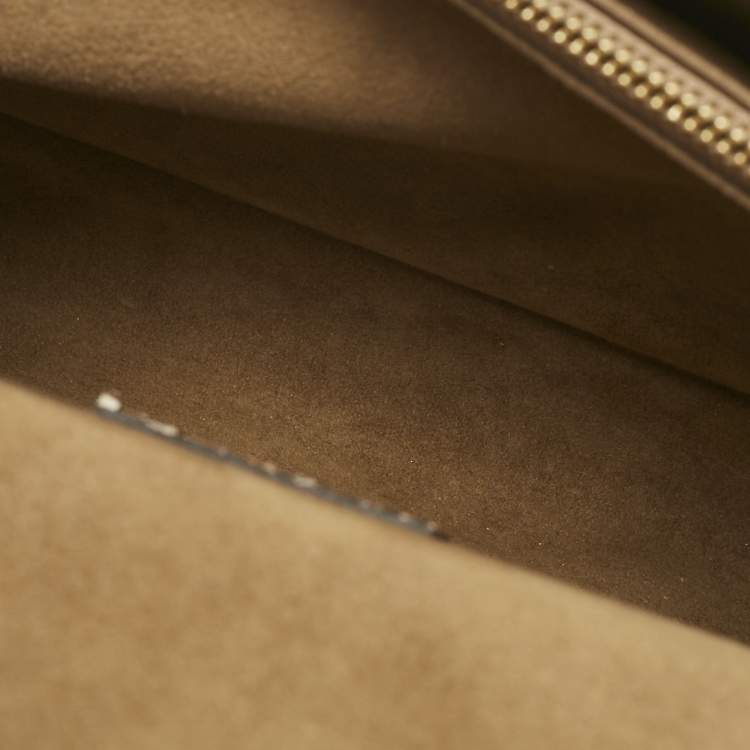 Pre Owned Louis Vuitton Cream Monogram Canvas and Python Victoire Bag