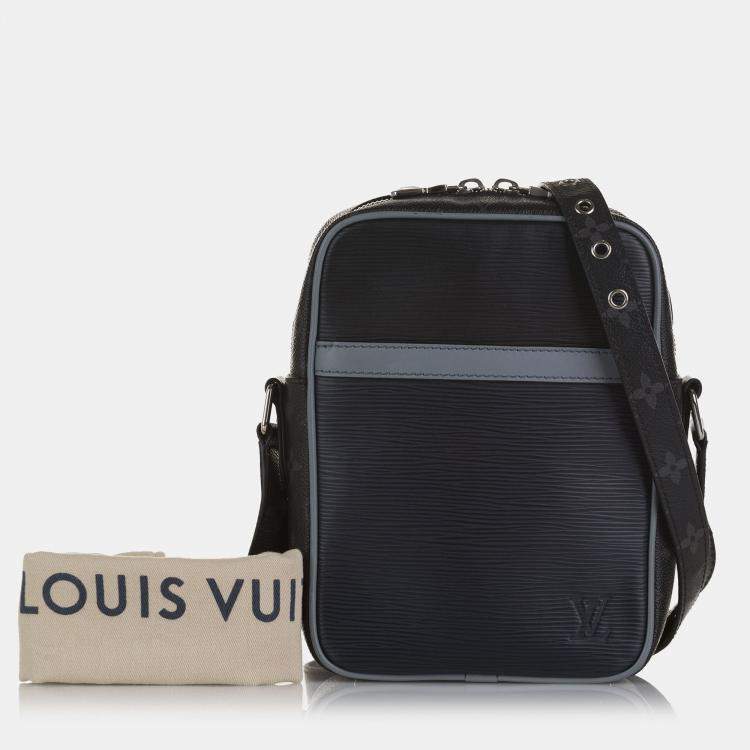 Pre Owned Louis Vuitton Blue Epi Monogram Danube PM