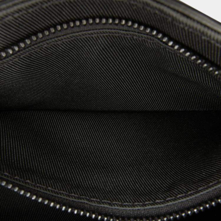 Pre Owned Louis Vuitton Black Monogram Taurillon Steamer Wearable Wallet