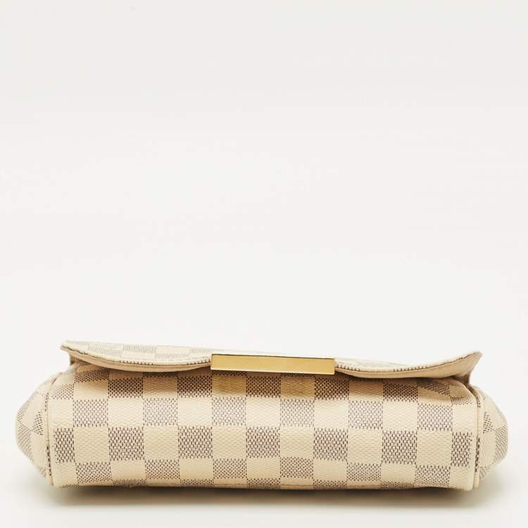 Pre Owned Louis Vuitton Damier Azur Canvas Favorite PM Bag