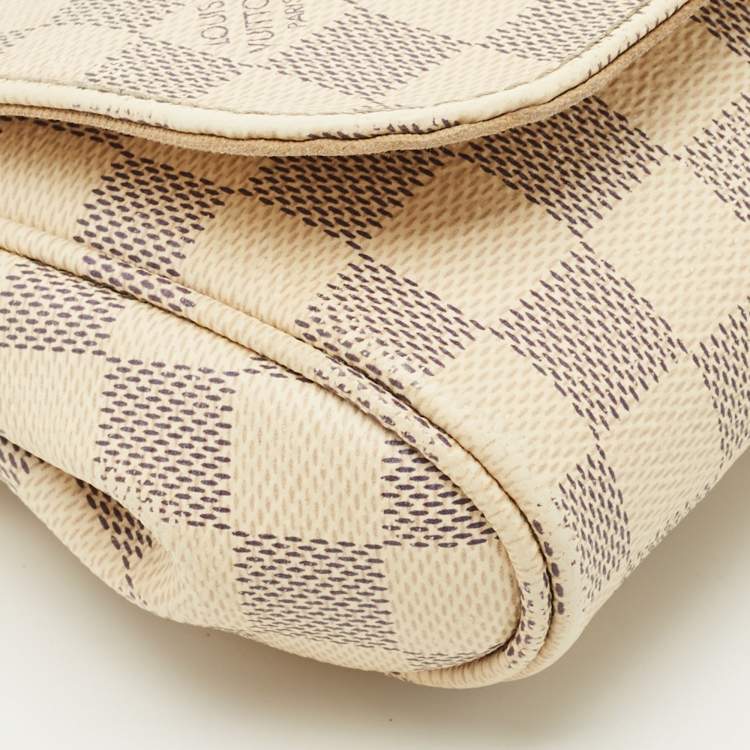 Pre Owned Louis Vuitton Damier Azur Canvas Favorite PM Bag