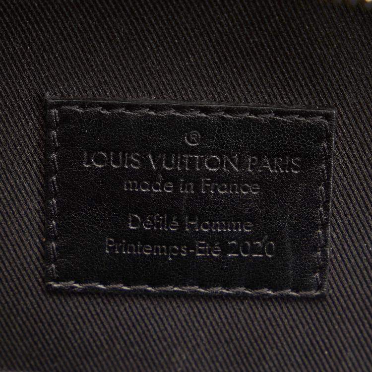 Pre Owned Louis Vuitton Brown Monogram Tuffetage Vertical Soft Trunk