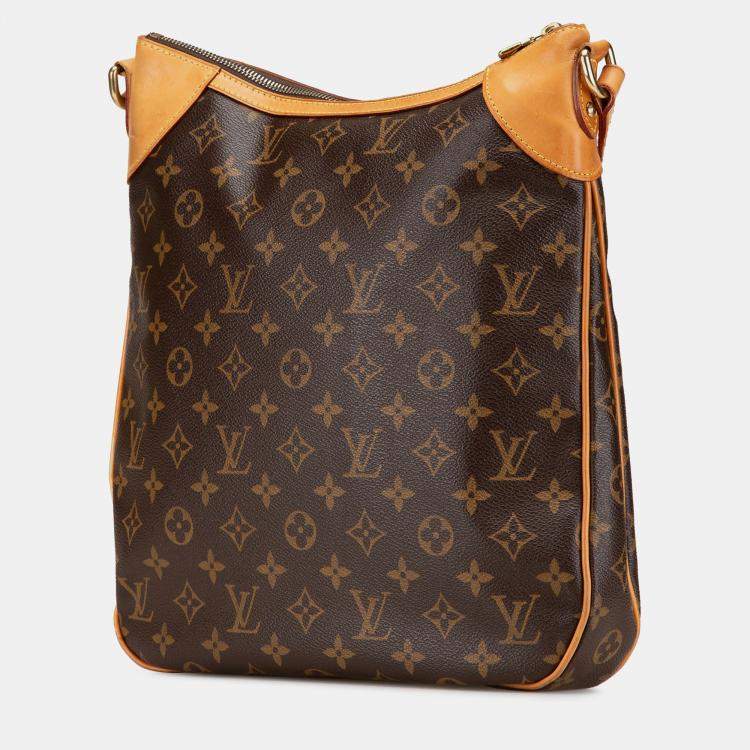 Pre Owned Louis Vuitton Brown Monogram Odeon MM