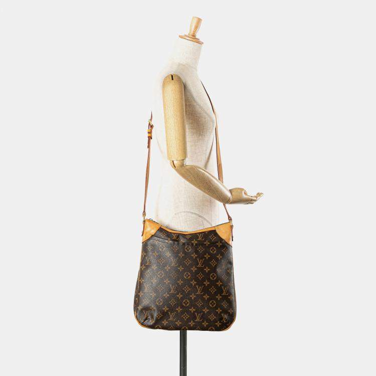 مملوكة مسبقًا Louis Vuitton Brown Monogram Odeon MM