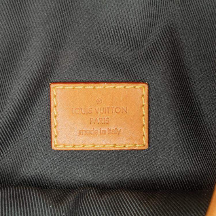 Pre Owned Louis Vuitton Brown Nigo Giant Damier Ebene Monogram Nano Amazone