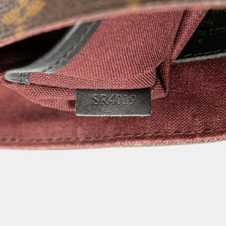 Pre Owned Louis Vuitton Brown Monogram Macassar Bass PM