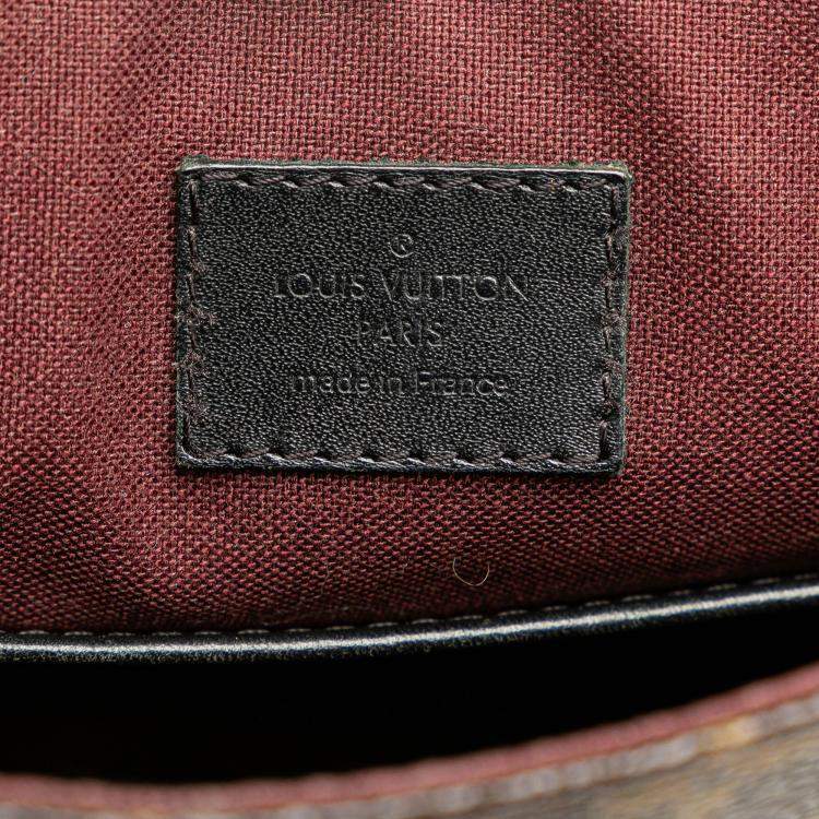 Pre Owned Louis Vuitton Brown Monogram Macassar Bass PM