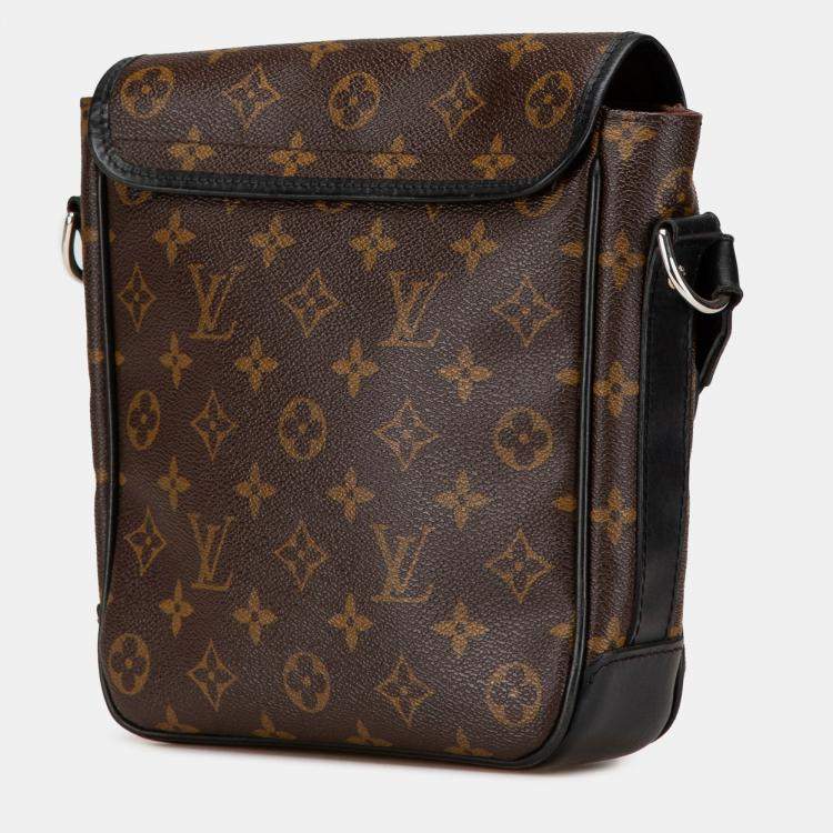 Pre Owned Louis Vuitton Brown Monogram Macassar Bass PM