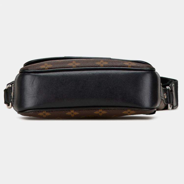 Pre Owned Louis Vuitton Brown Monogram Macassar Bass PM