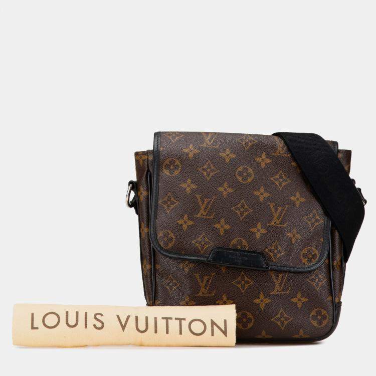 Pre Owned Louis Vuitton Brown Monogram Macassar Bass PM
