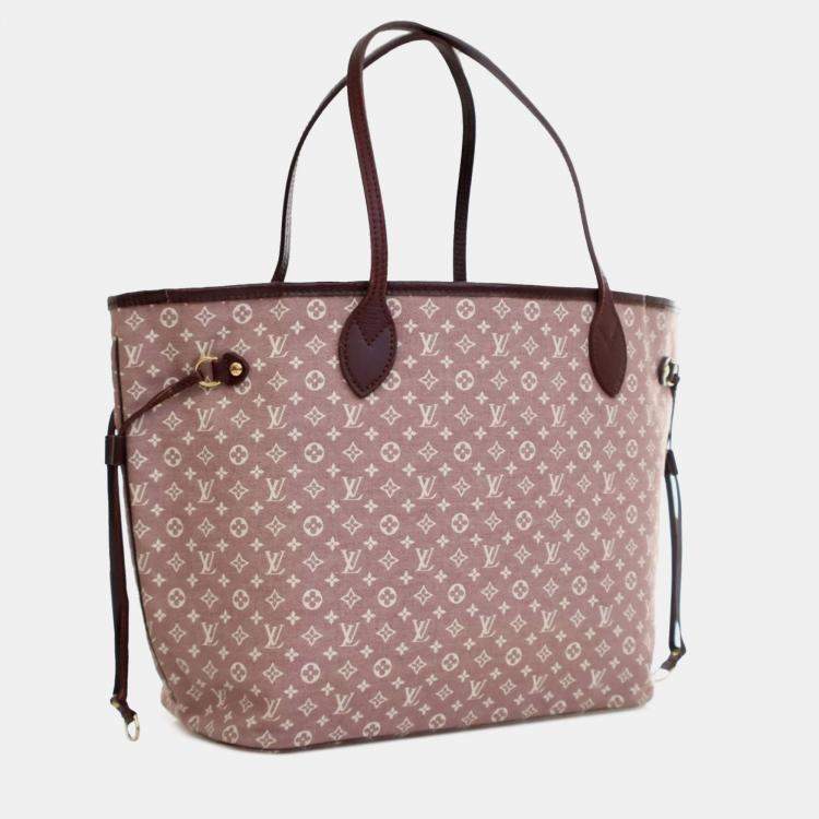 Pre Owned Louis Vuitton Pink Monogram Idylle Neverfull MM