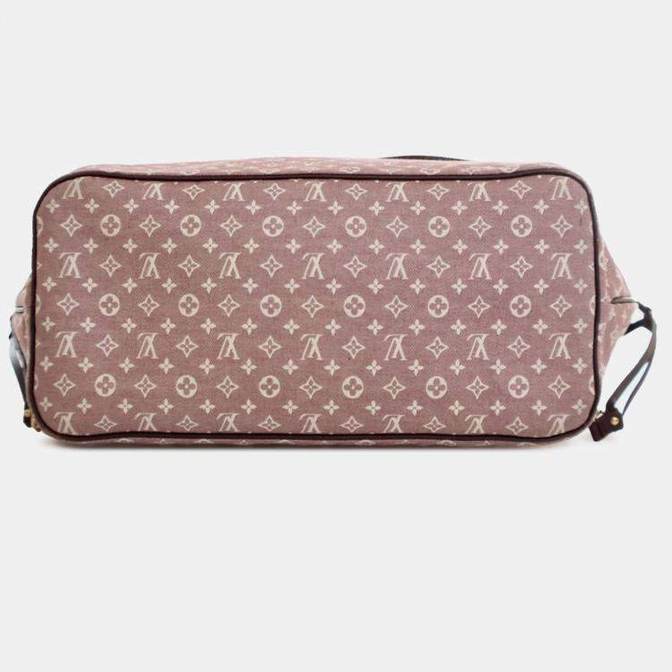 Pre Owned Louis Vuitton Pink Monogram Idylle Neverfull MM