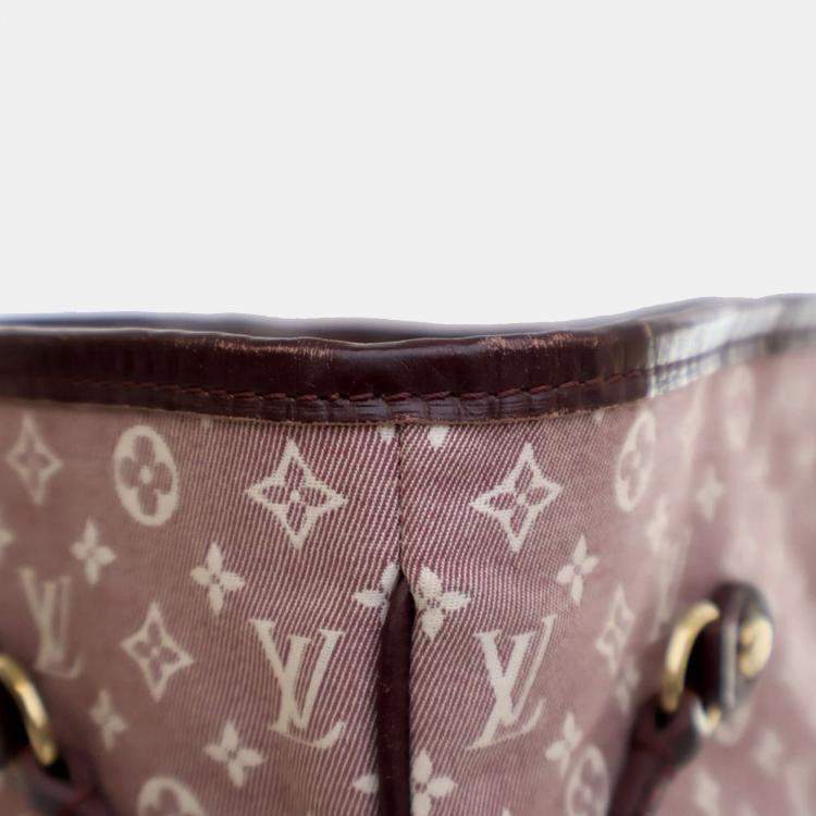 Pre Owned Louis Vuitton Pink Monogram Idylle Neverfull MM