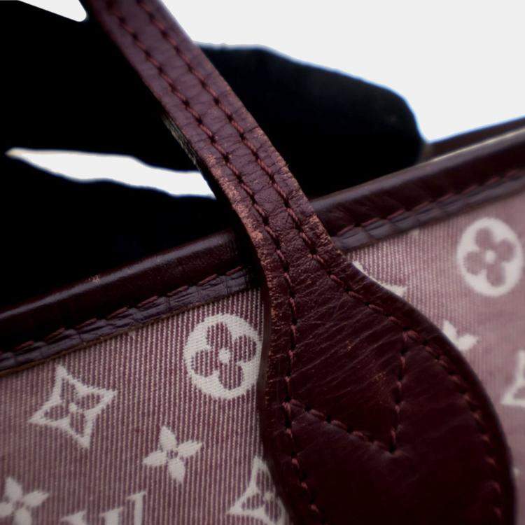 Pre Owned Louis Vuitton Pink Monogram Idylle Neverfull MM
