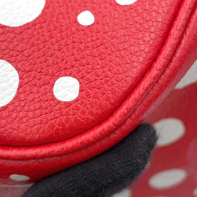 Pre Owned Louis Vuitton Neverfull Red Empriente Leather Shoulder Bag