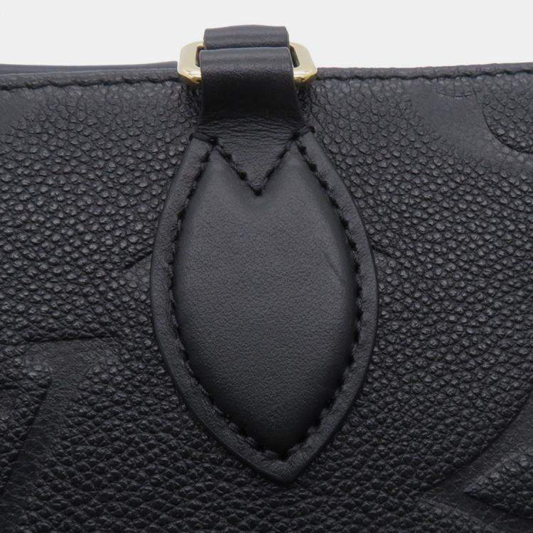 Pre Owned Louis Vuitton OnTheGo EW Black Empriente Leather Shoulder Bag