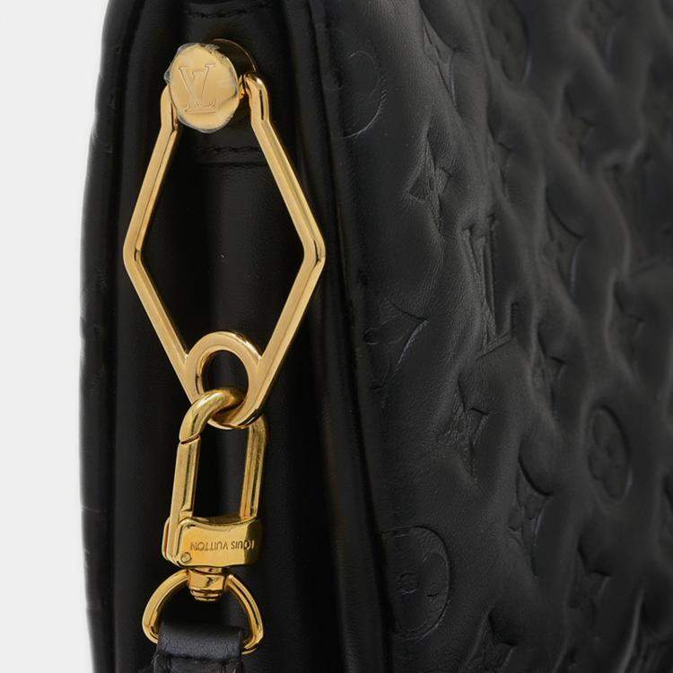 Pre Owned Louis Vuitton Coussin PM Black Monogram Shoulder Bag