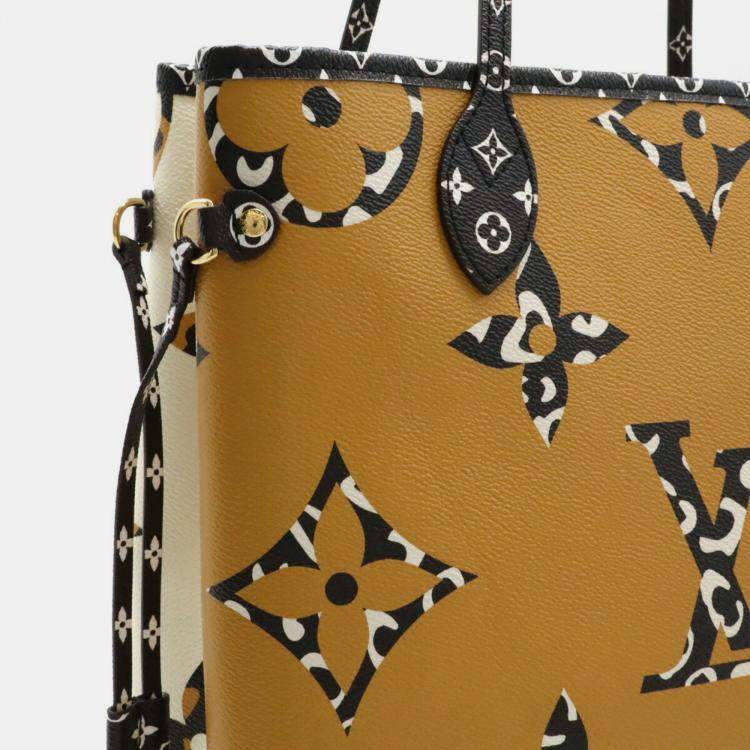 Pre Owned Louis Vuitton Neverfull NM Limited Edition Jungle Monogram Giant Tote Bag