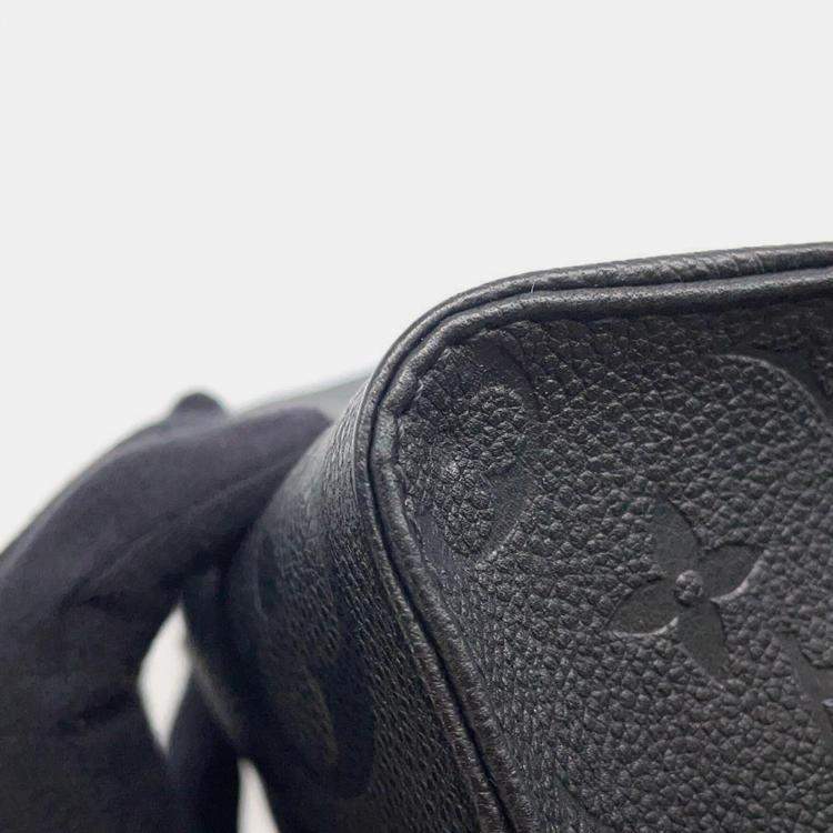 Pre Owned Louis Vuitton OnTheGo EW Black Empriente Leather Shoulder Bag