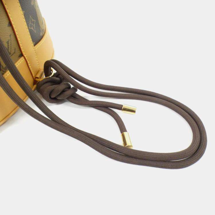Pre Owned Louis Vuitton Monogram Stripe (Lv Squared) Randonne Messenger Shoulder Bag
