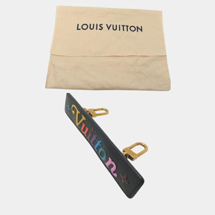 Pre Owned Louis Vuitton New Wave Chain Bag Shoulder Leather Noir (Black)