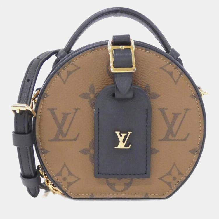 Pre Owned Louis Vuitton Monogram Reverse Mini Boite Chapeau Shoulder Bag