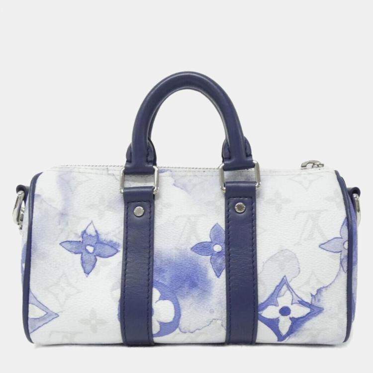 Pre Owned Louis Vuitton Keepall XS Watercolor Monogram Boston Bag