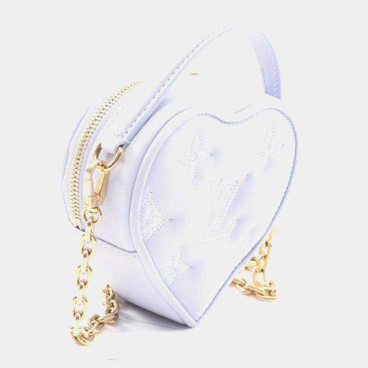 Pre Owned Louis Vuitton Pop My Heart Bubble Glam Handbag Leather Purple