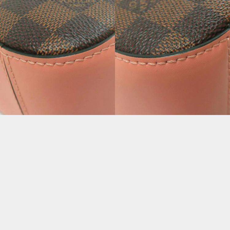 Pre Owned Louis Vuitton Santa Monica Shoulder Bag Damier Canvas