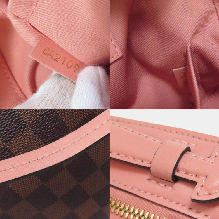 Pre Owned Louis Vuitton Santa Monica Shoulder Bag Damier Canvas