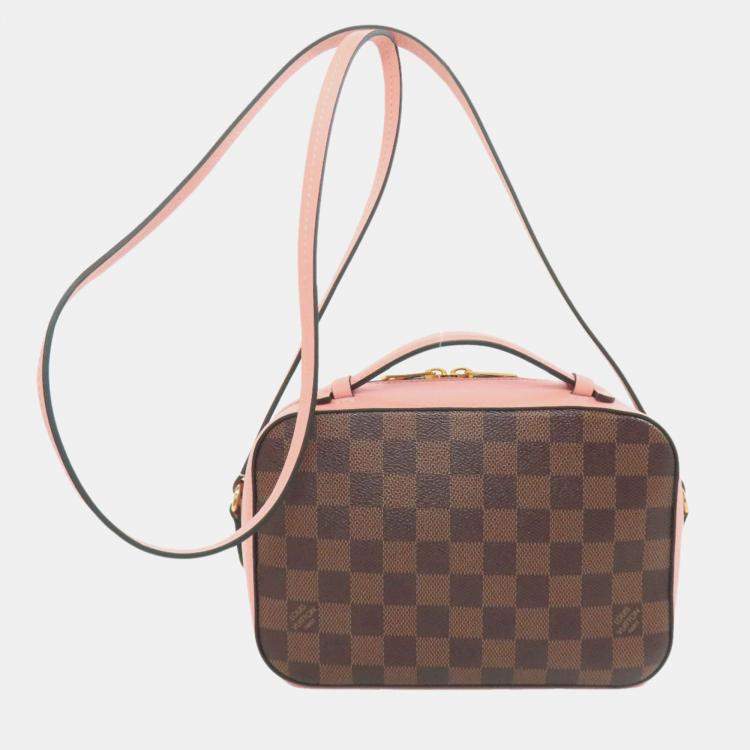 Pre Owned Louis Vuitton Santa Monica Shoulder Bag Damier Canvas
