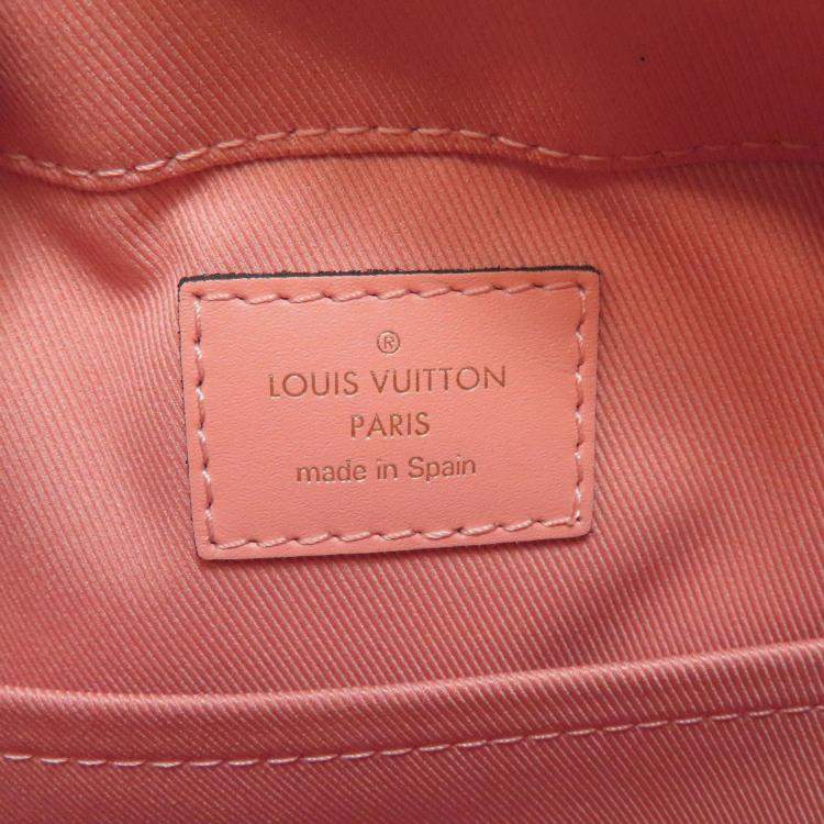Pre Owned Louis Vuitton Santa Monica Shoulder Bag Damier Canvas