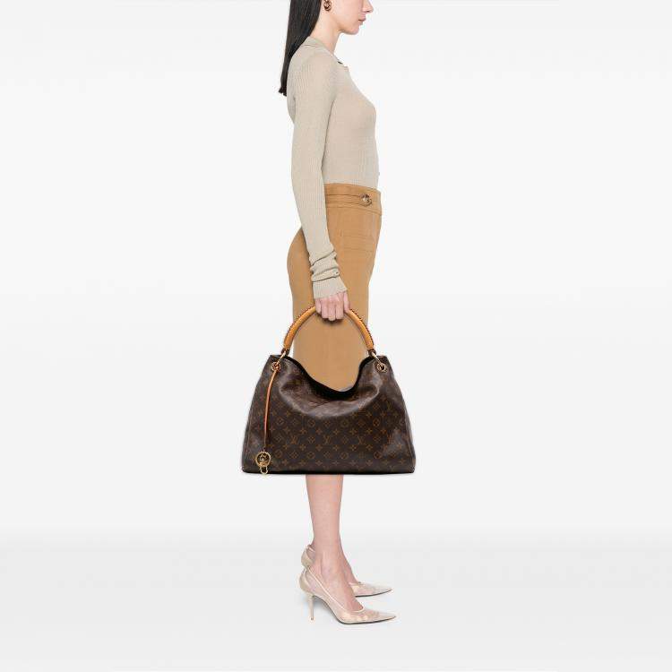 Pre Owned Louis Vuitton Brown Monogram Artsy MM