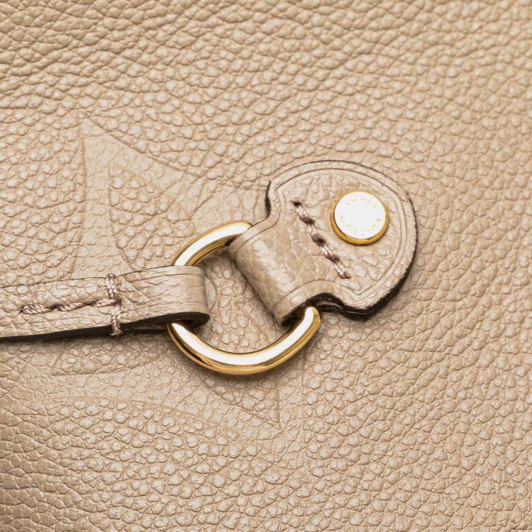 Pre Owned Louis Vuitton Beige Monogram Giant Empreinte Neverfull MM