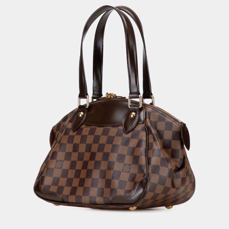 Pre Owned Louis Vuitton Brown Damier Ebene Verona PM