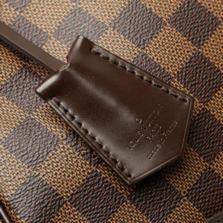 Pre Owned Louis Vuitton Brown Damier Ebene Verona PM