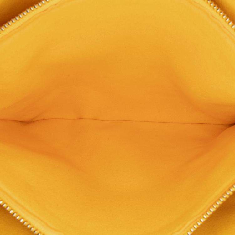 Pre Owned Louis Vuitton Yellow Monogram Coussin PM