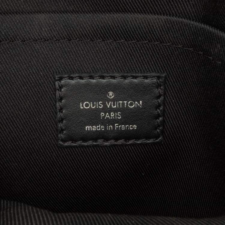 Pre Owned Louis Vuitton Black Damier Graphite 3D Amazone Sling Bag