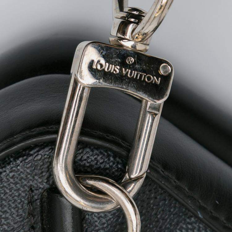Pre Owned Louis Vuitton Black Damier Graphite 3D Amazone Sling Bag