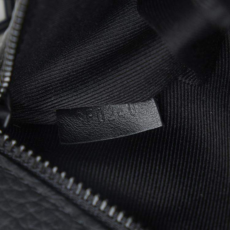 Pre Owned Louis Vuitton Black Monogram Taurillon Pochette Volga