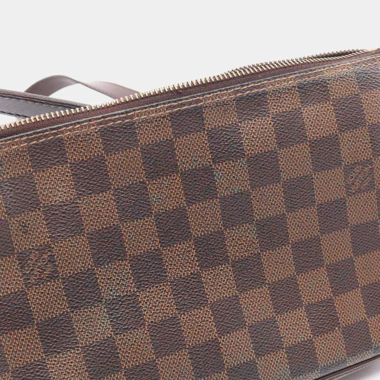 Pre Owned Louis Vuitton Ravello GM Damier Ebene Canvas Shoulder Bag