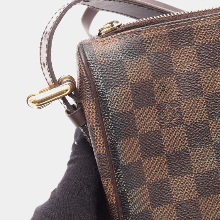 Pre Owned Louis Vuitton Ravello GM Damier Ebene Canvas Shoulder Bag